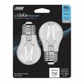 Feit Electric LED BULB A15 E26 60W DL 2PK BPA1560950WFIL2